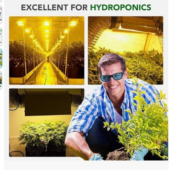 iPower Grow Room Glasses, Indoor Hydroponic Goggles for HPS MH Light, Blue - Picture 2 of 10